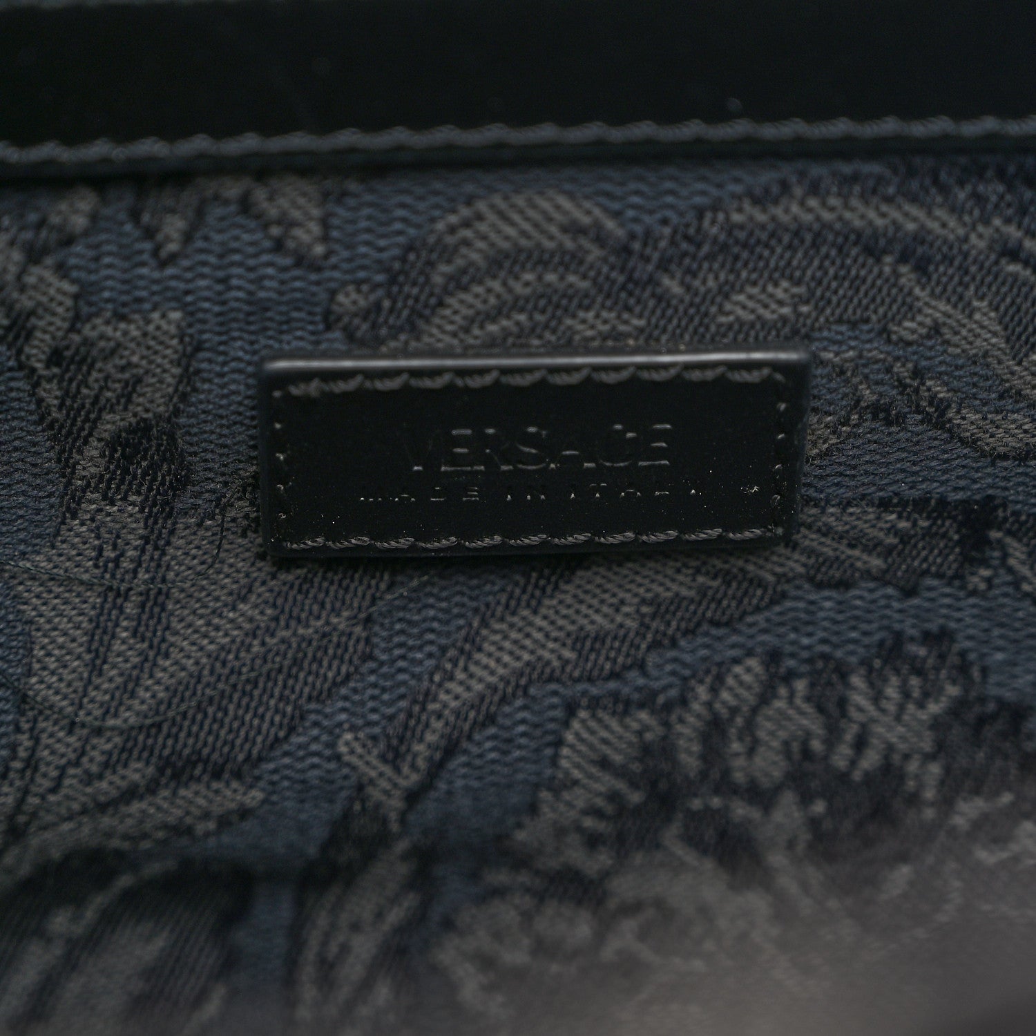 Versace Jacquard Barocco Small Athena Tote Black 6 of 12