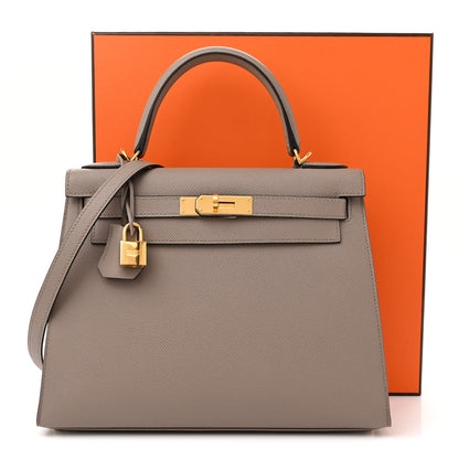 Hermes Epsom Kelly Sellier 28 Gris Asphalte 13 of 13