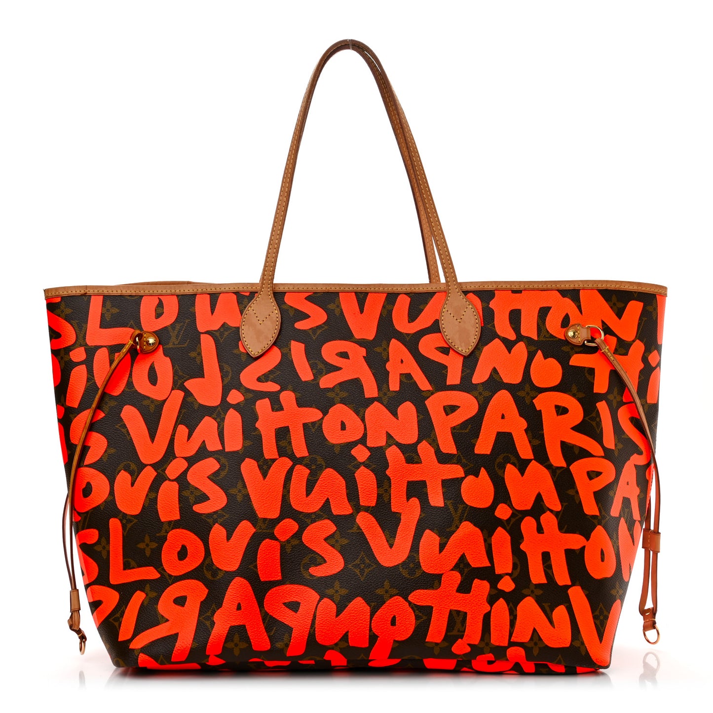 Monogram Graffiti Neverfull GM Orange