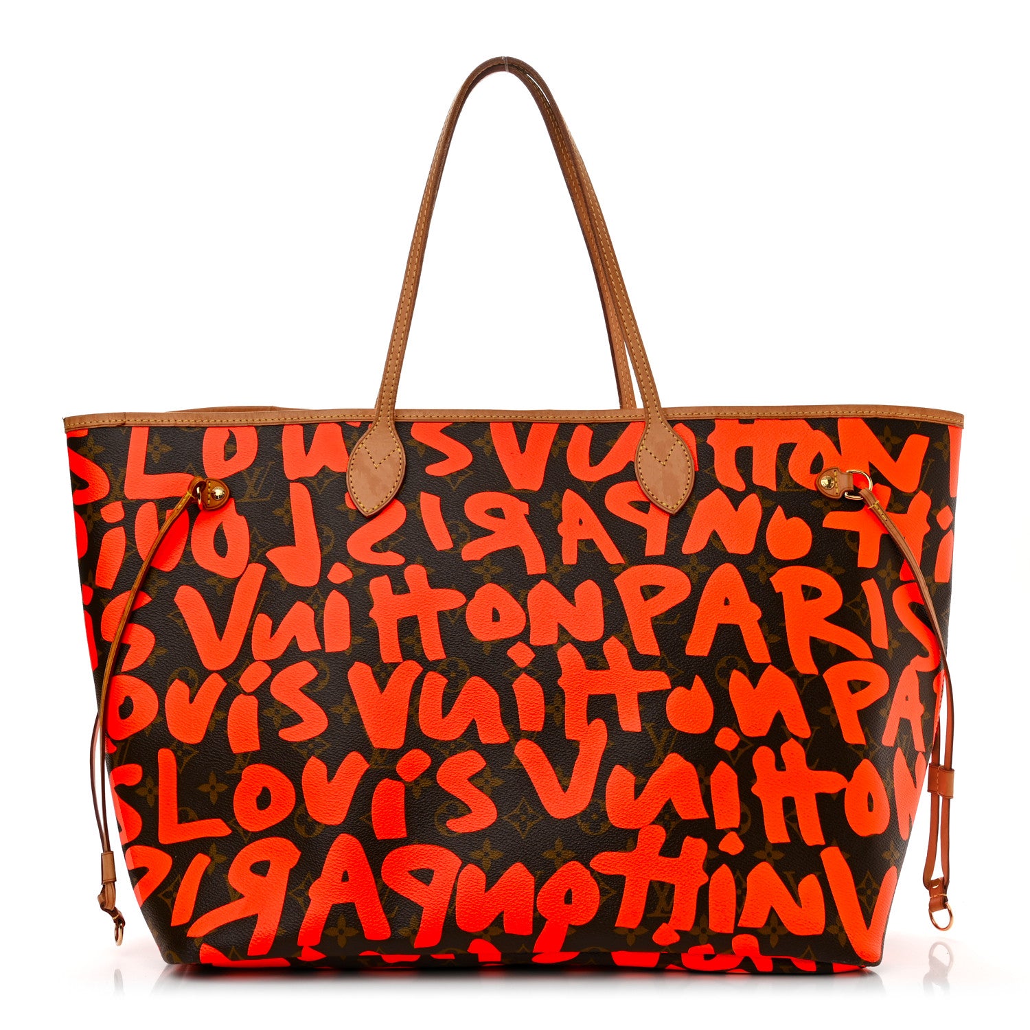 Louis Vuitton Monogram Graffiti Neverfull GM Orange 1 of 13