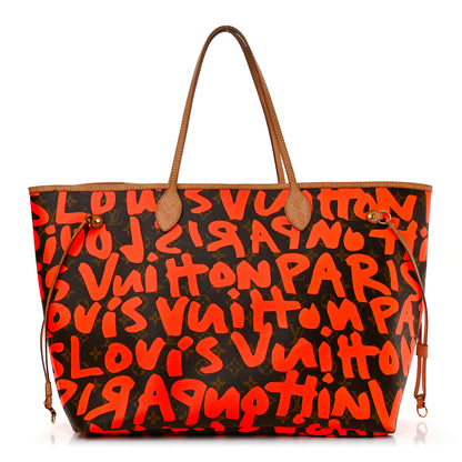 Louis Vuitton Monogram Graffiti Neverfull GM Orange 1 of 13