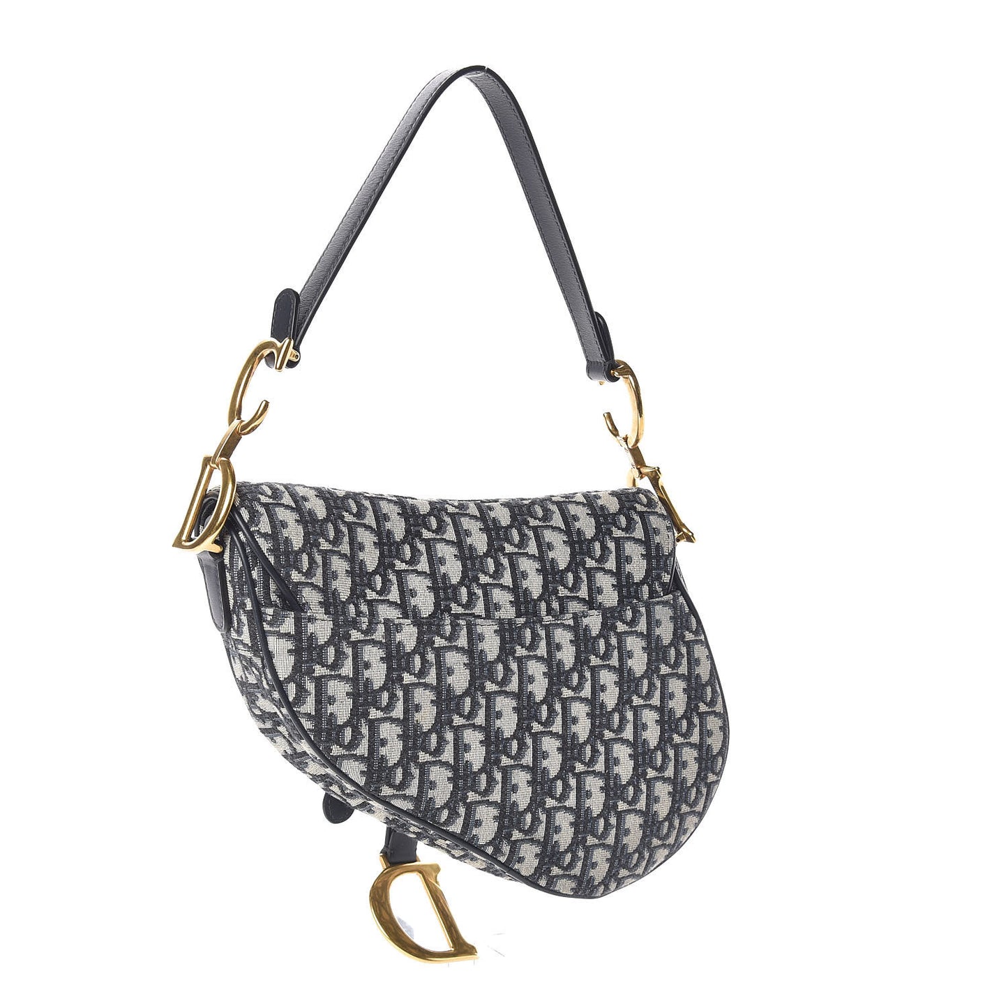 Oblique Saddle Bag Blue