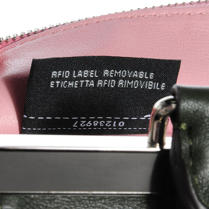 Fendi Vitello Dolce Marmol Shiny Nappa Petite 3Jours Tote Verde Prato 12 of 25