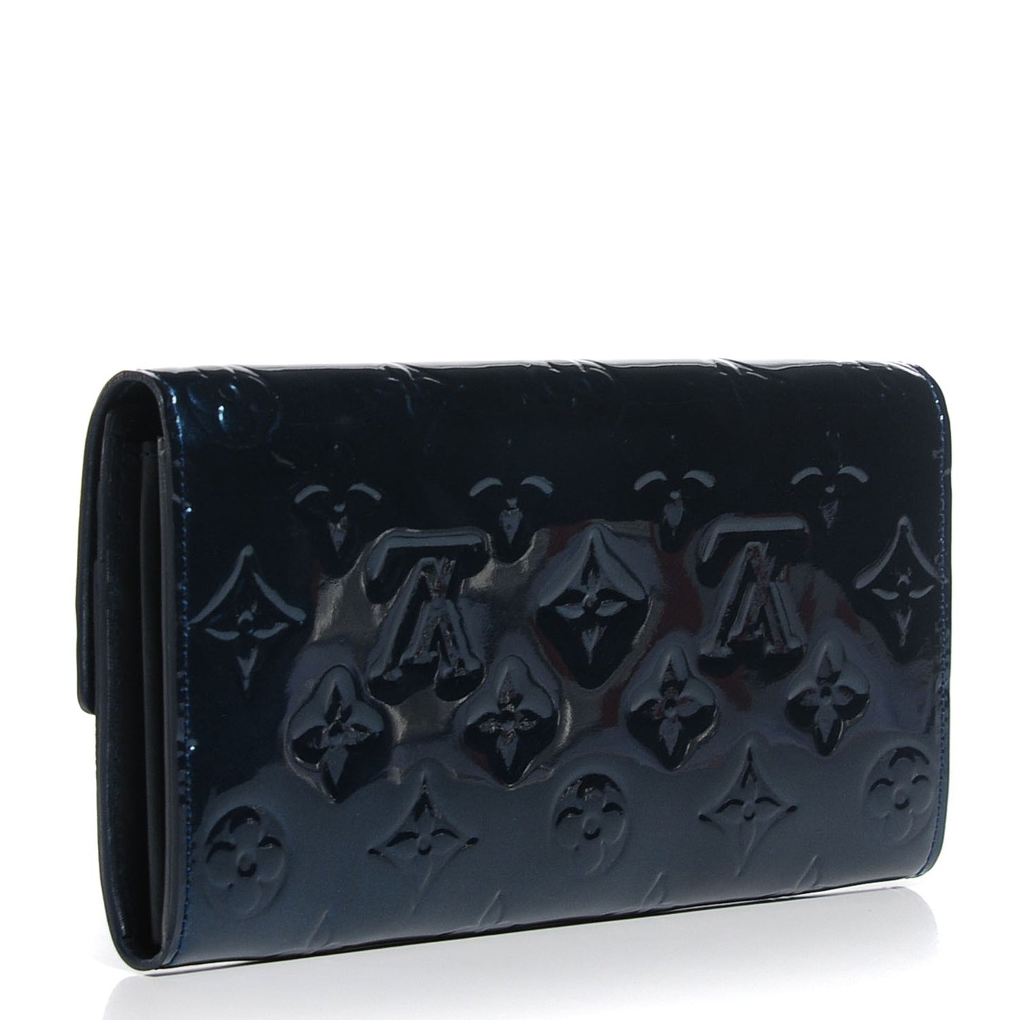 Vernis Sarah Wallet Blue Nuit