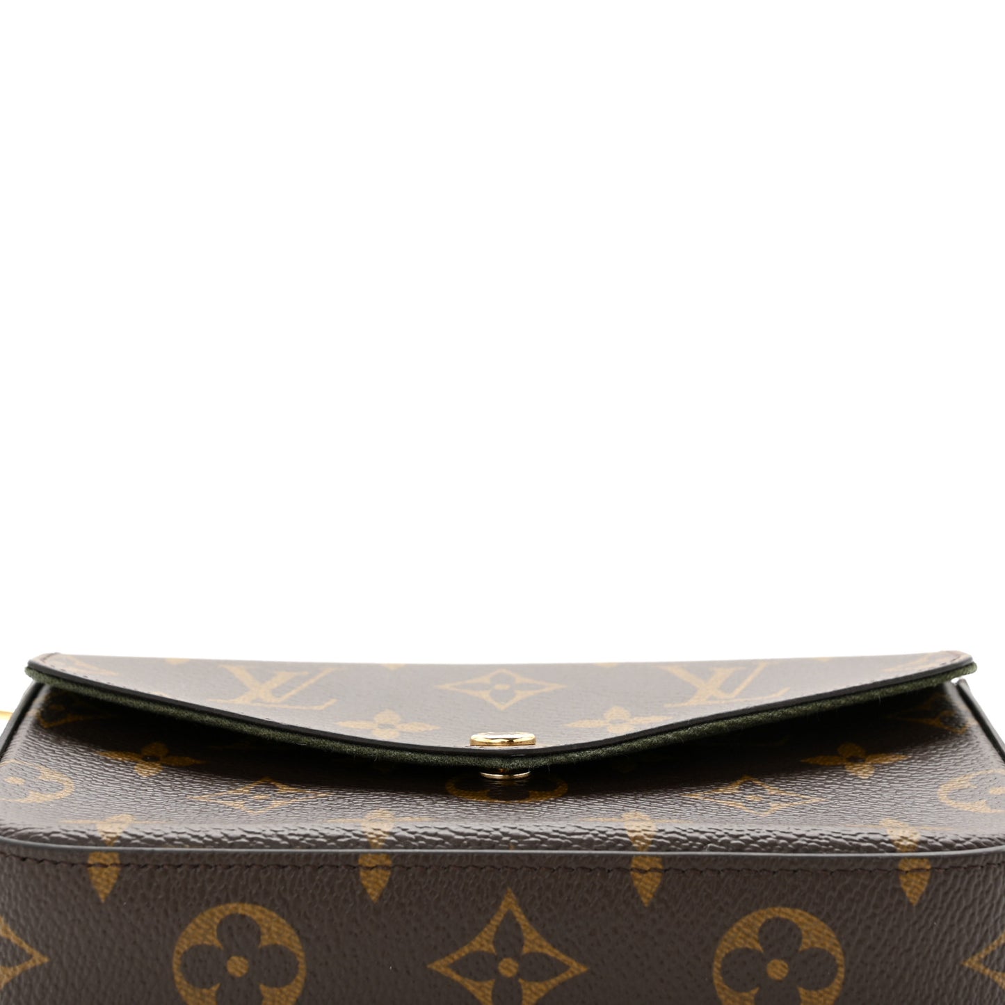 Monogram Felicie Strap & Go Kaki