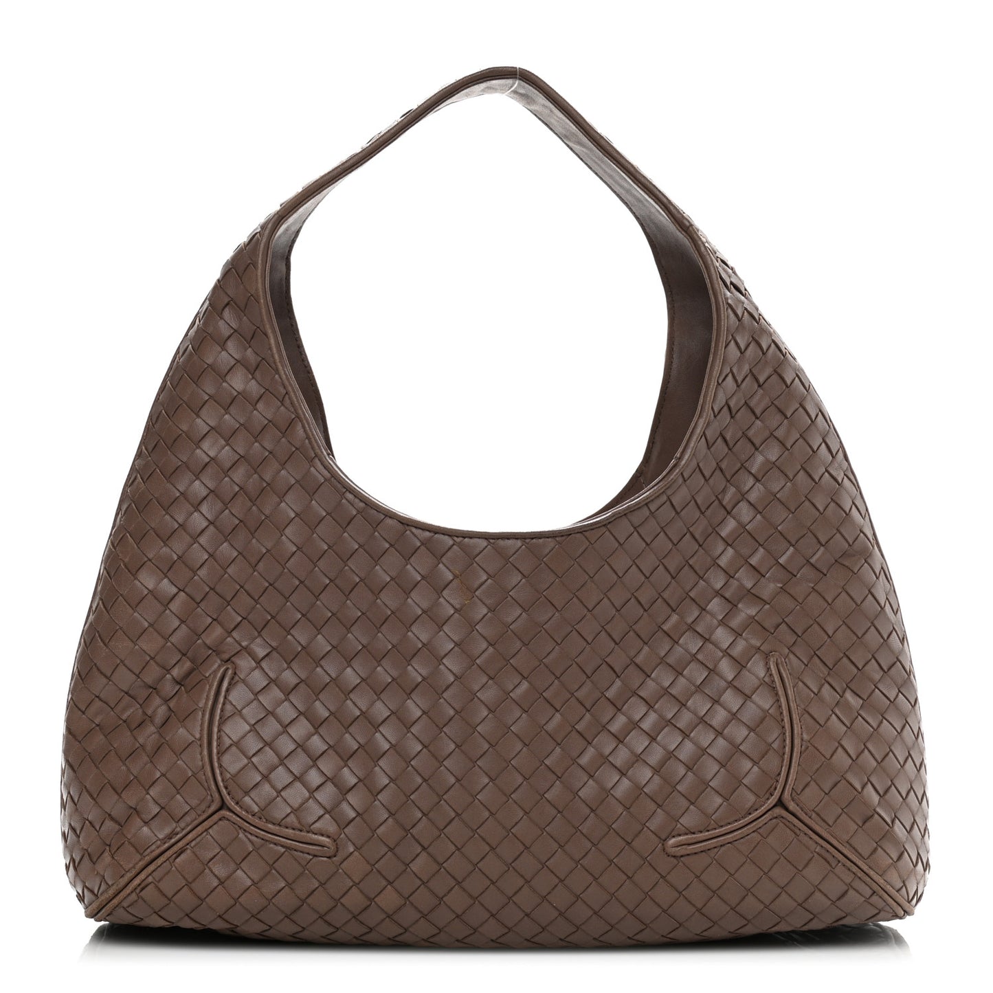 Nappa Intrecciato Ball Hobo Brown