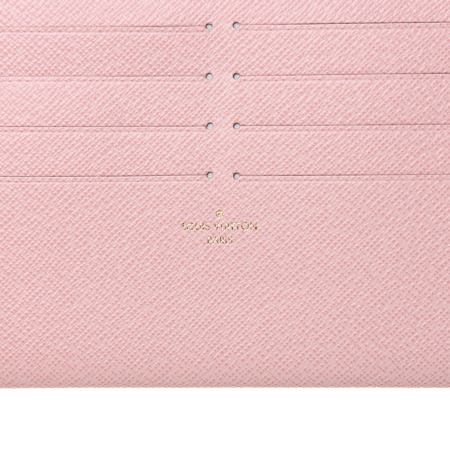 Damier Azur Pochette Felicie Chain Wallet Rose Ballerine