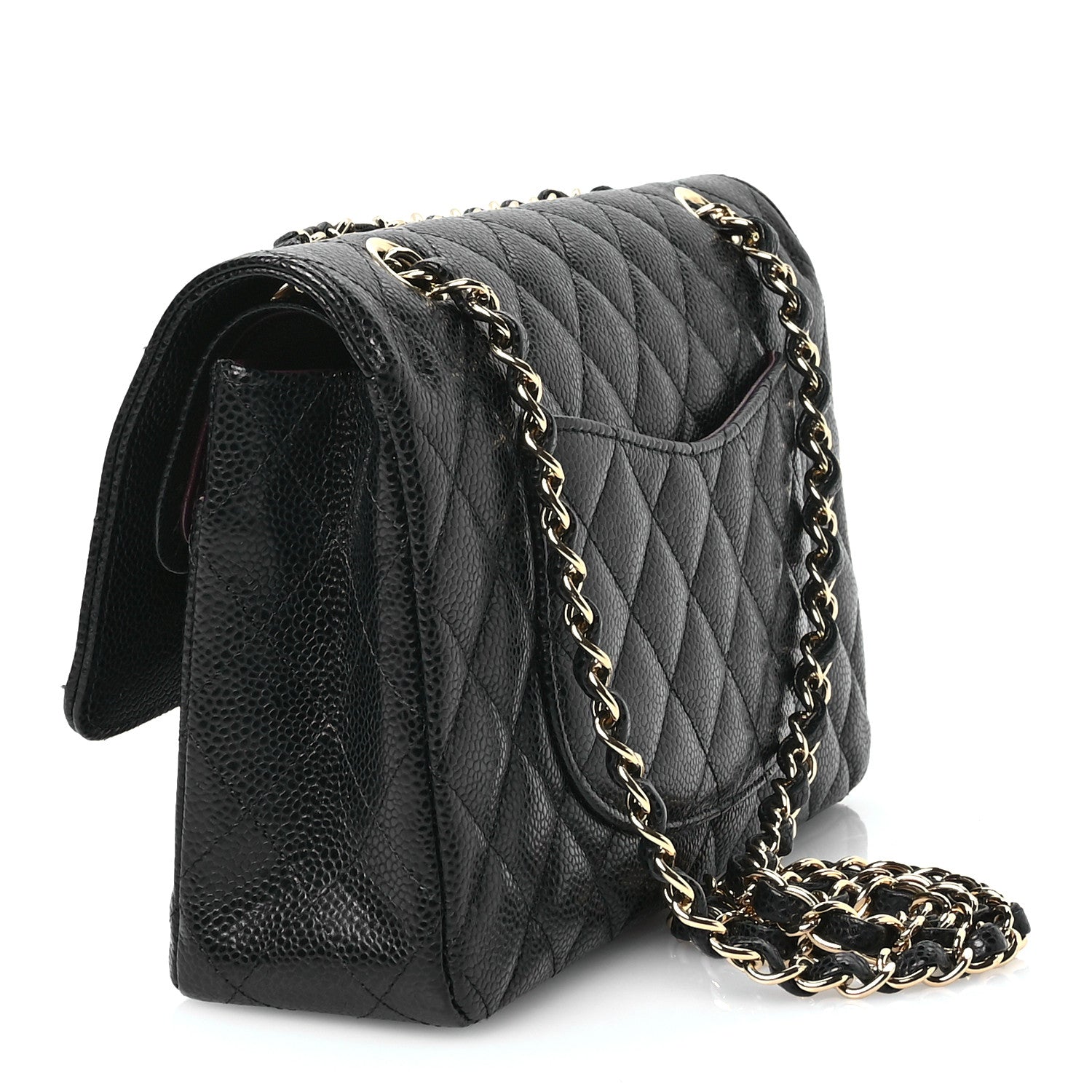 Chanel Caviar Quilted Medium Double Flap Black 3 of 11