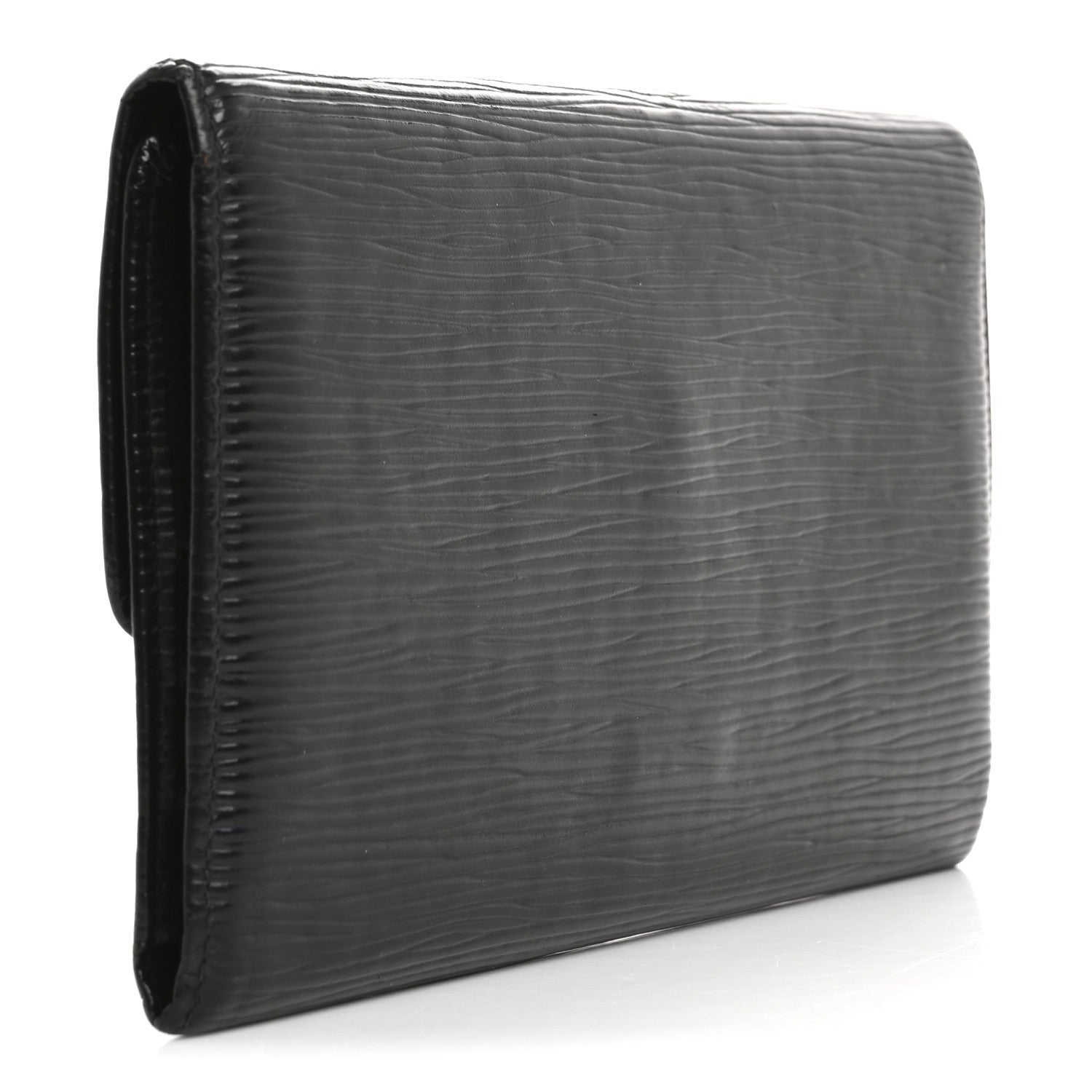 Louis Vuitton Epi Porte Tresor International Wallet Black 3 of 12