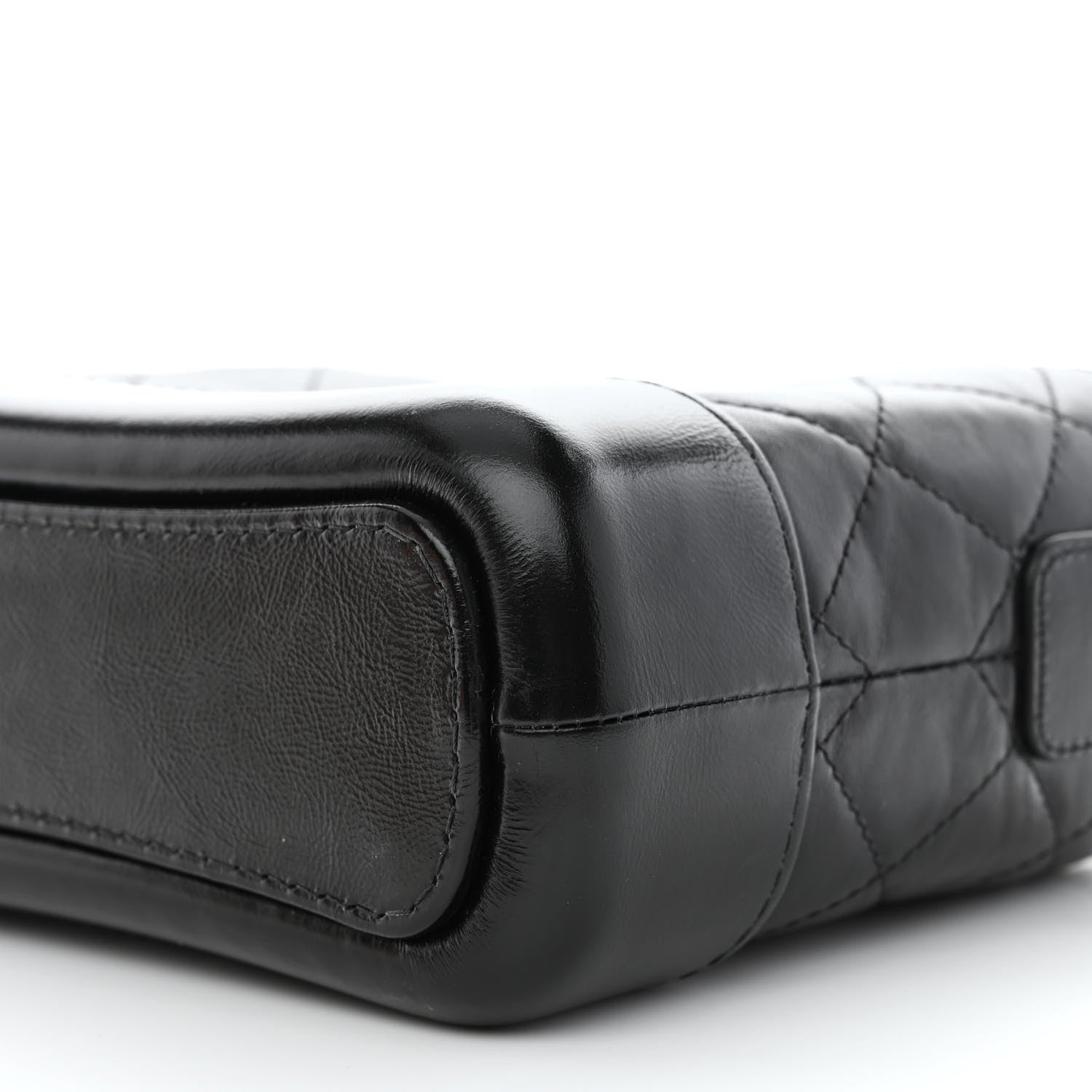 Chanel Aged Calfskin Quilted Small Gabrielle Hobo Black 10 of 11