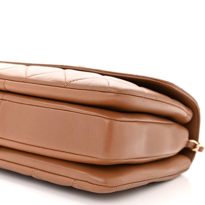 Chanel Lambskin Quilted Small Trendy CC Dual Handle Flap Bag Camel 10 of 11