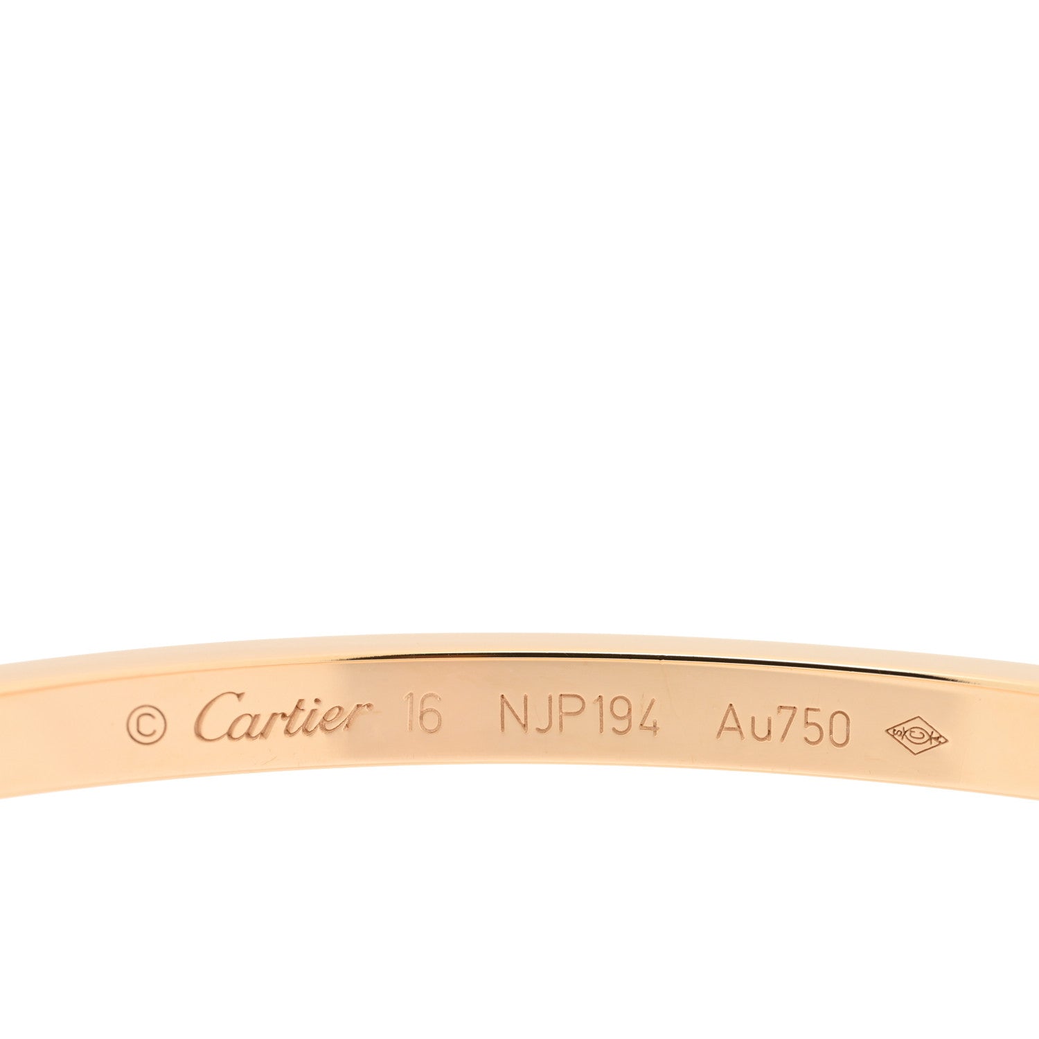 Cartier 18K Yellow Gold Small LOVE Bracelet 16 3 of 5