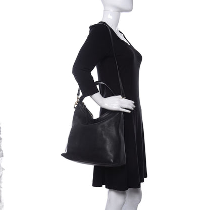 Gucci Pebbled Calfskin Small Miss GG Hobo Black 2 of 9