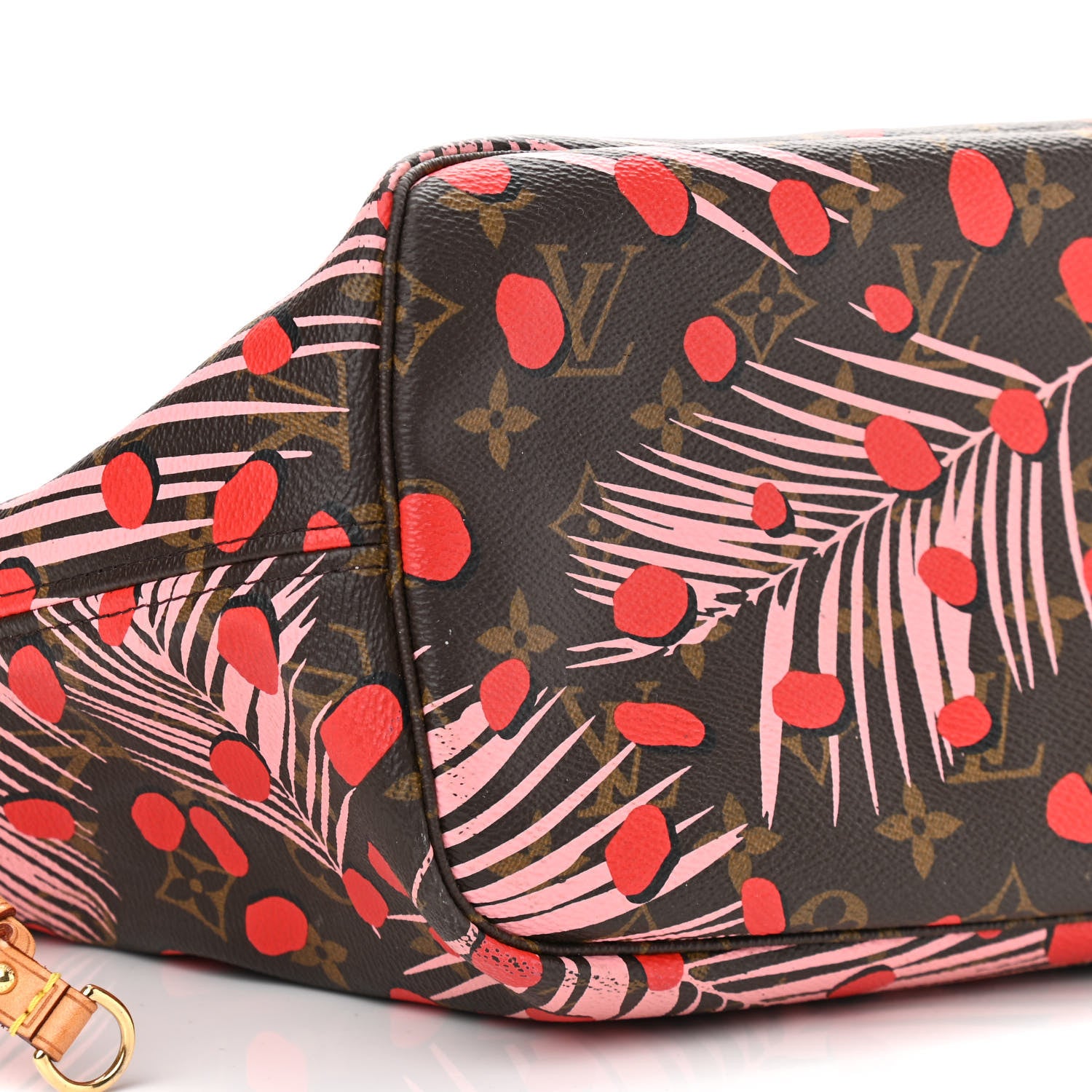 Louis Vuitton Monogram Jungle Dots Neo Neverfull MM Sugar Pink Poppy 9 of 19