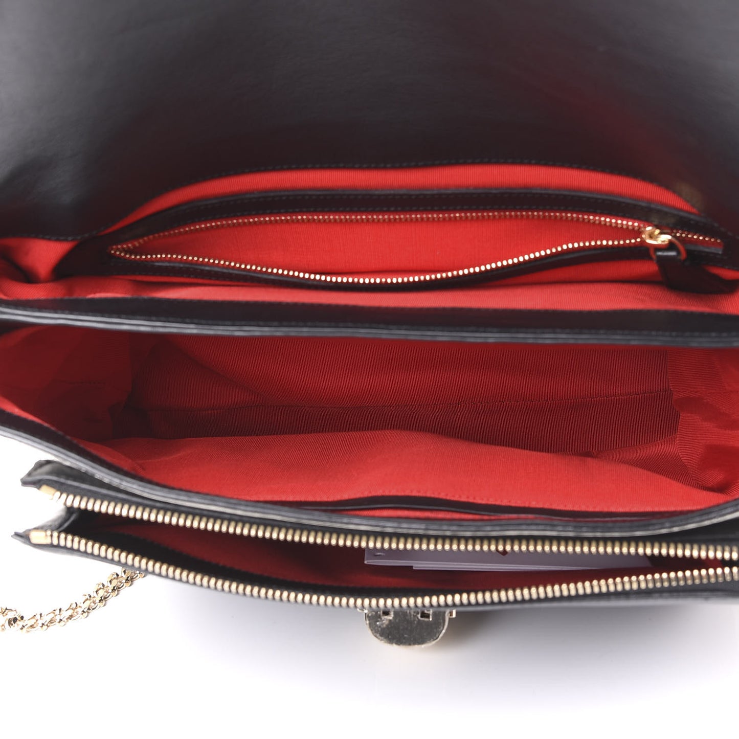 Calfskin Scarab Medium Triple Pocket Shoulder Bag Multicolor
