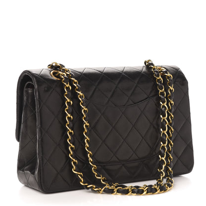 Chanel Lambskin Quilted Medium Double Flap Black 3 of 12