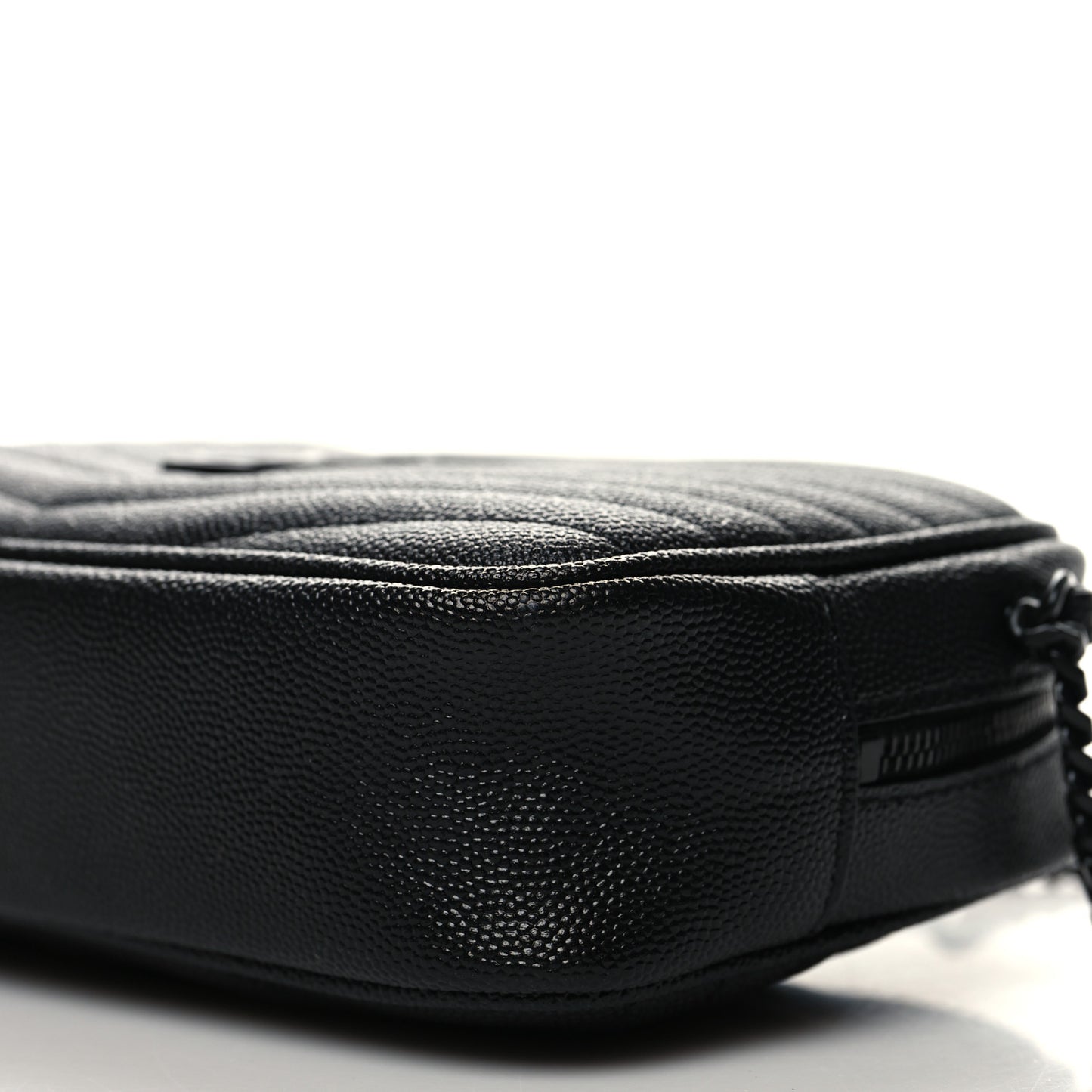 Grain De Poudre Matelasse Monochrome Monogram Mini Lou Camera Bag Black