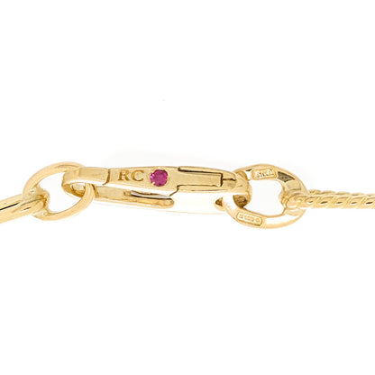 Roberto Coin 18K Yellow Gold Roped Paper Clip Link Bracelet 3 of 3
