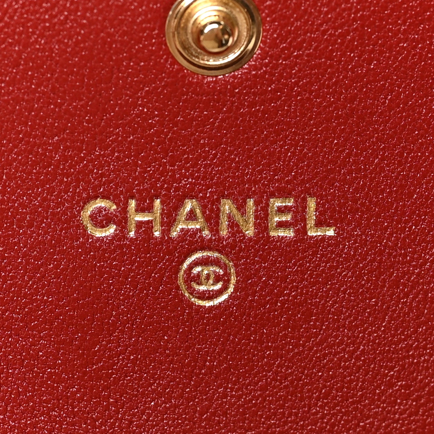 Chanel Lambskin Quilted Medium 19 Flap Wallet Burgundy 6 of 8