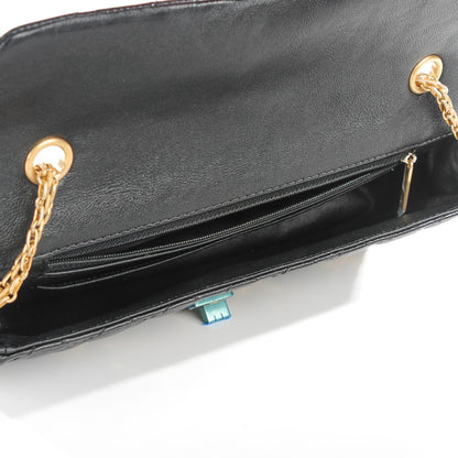 Chanel Calfskin Quilted Spoon Charms Brasserie 2.55 Reissue Flap Black 5 of 8