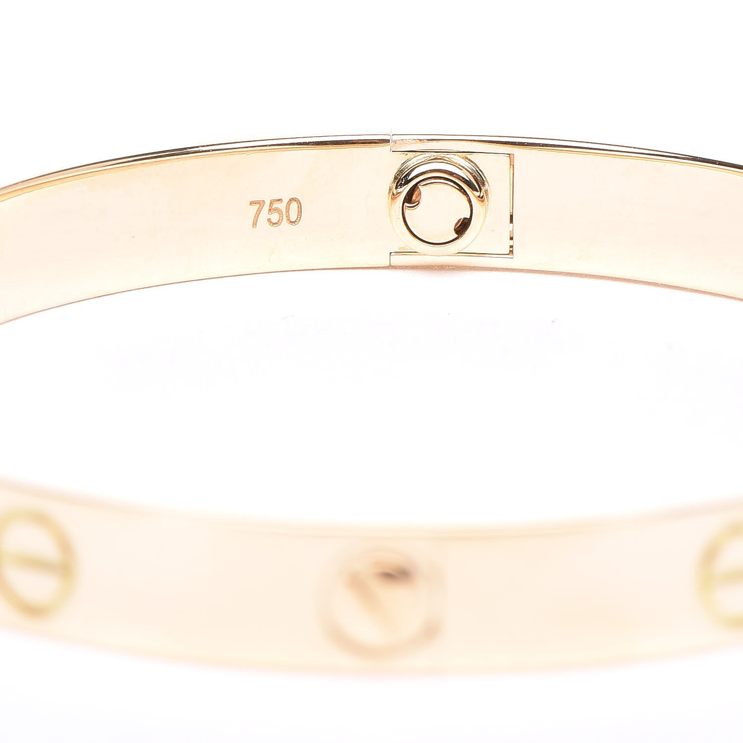 Cartier 18K Yellow Gold LOVE Bracelet 17 5 of 7