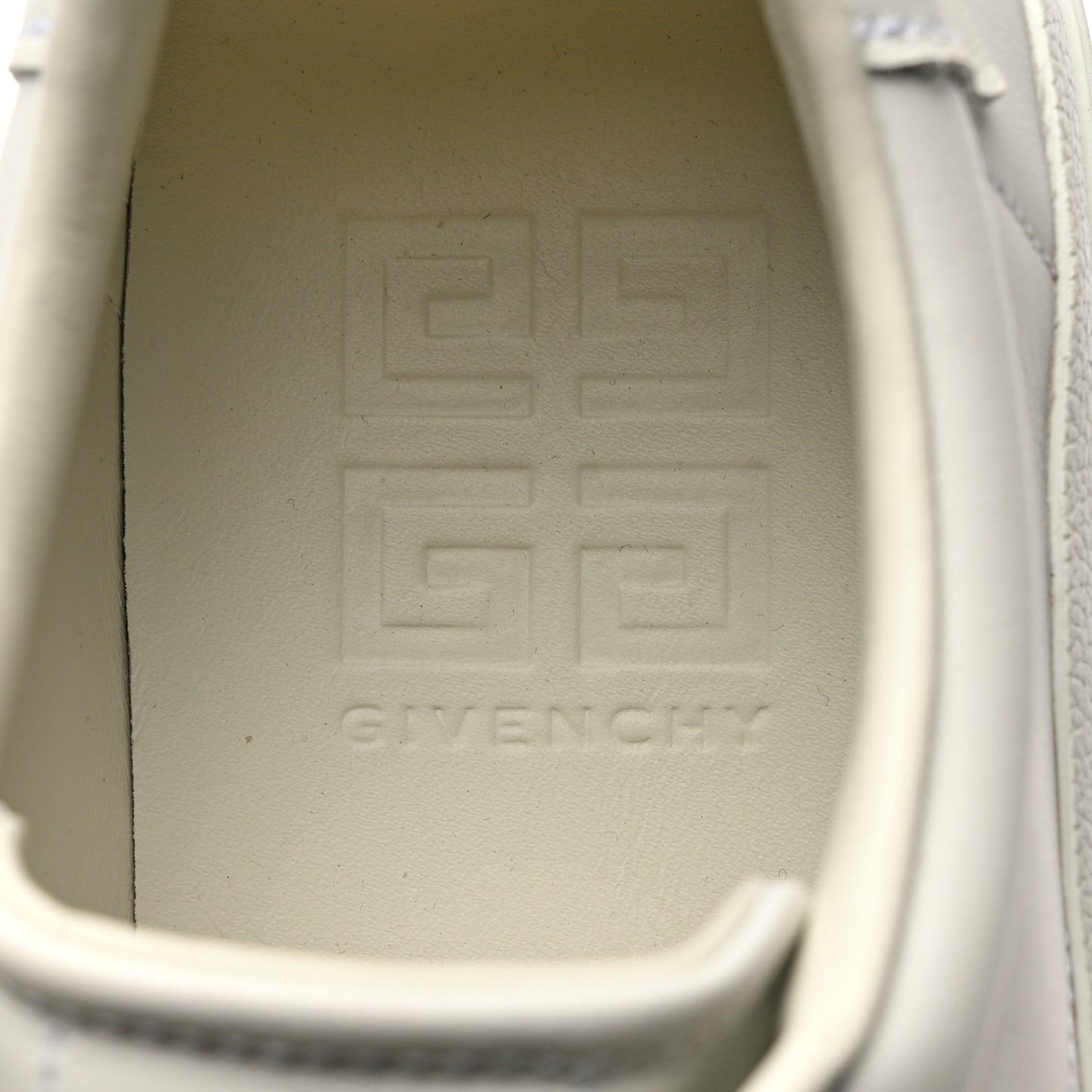 Calfskin Band Logo Womens Urban Street Sneakers 39.5 White Black