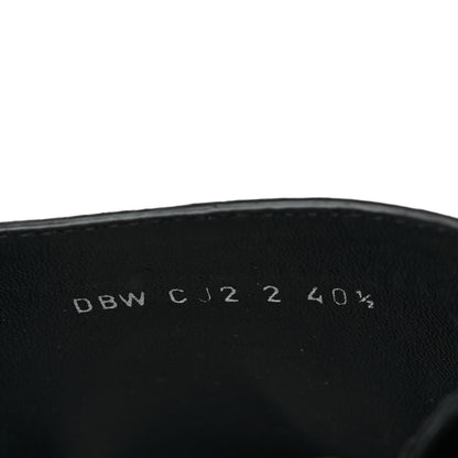 Valentino Garavani Calfskin Roman Stud 20/85mm Combat Boots 40.5 Black 8 of 8