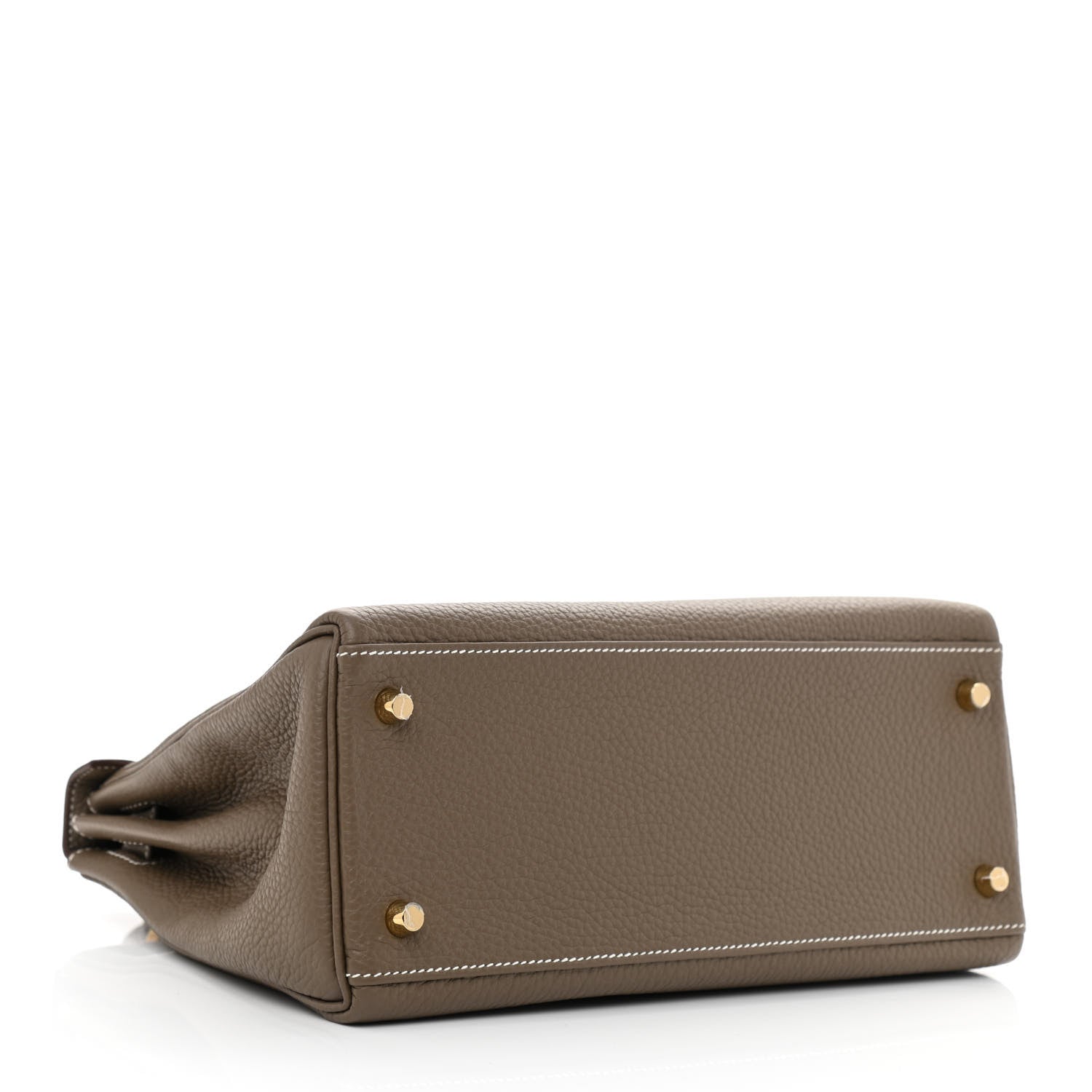 Hermes Taurillon Clemence Kelly Retourne 28 Etoupe 4 of 11