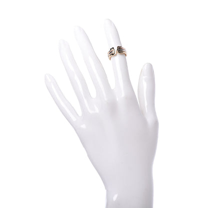 Cartier 18K Pink Yellow White Gold C De Ring 45 3.25 2 of 5