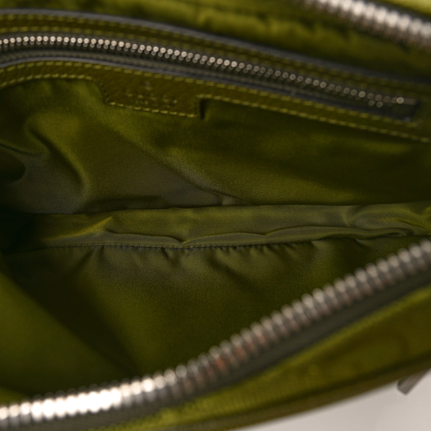 Gucci Econyl Nylon Monogram Off The Grid Belt Bag Juniper Green 5 of 10