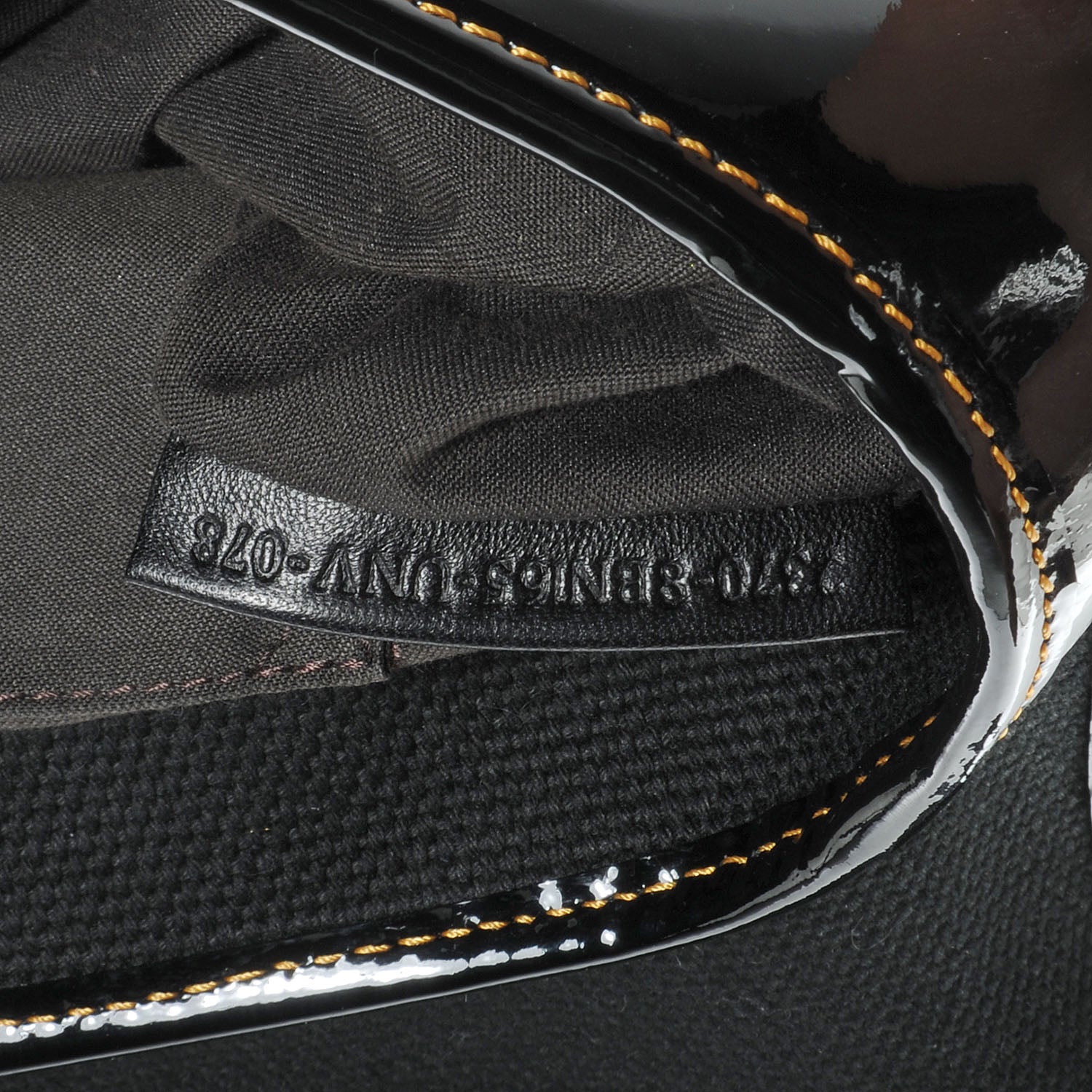 Fendi Toile Patent B Bag Black 7 of 9