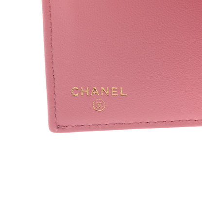 Chanel Lambskin Quilted Medium Flap Wallet Pink 6 of 8