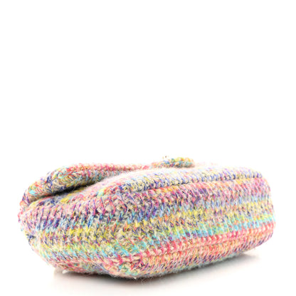 Chanel Knit Small Flap Orange Multicolor 4 of 10