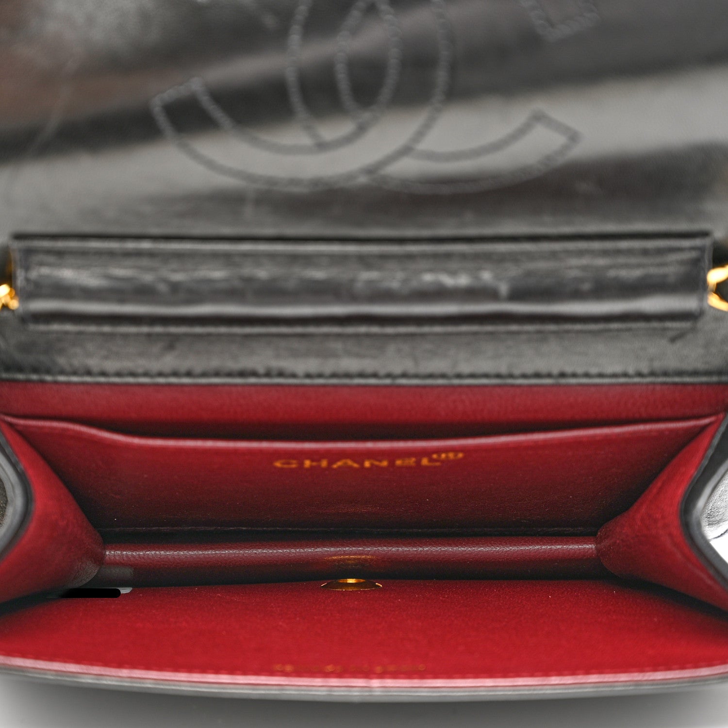 Chanel Lambskin Quilted Small Single Flap Black 4 of 8