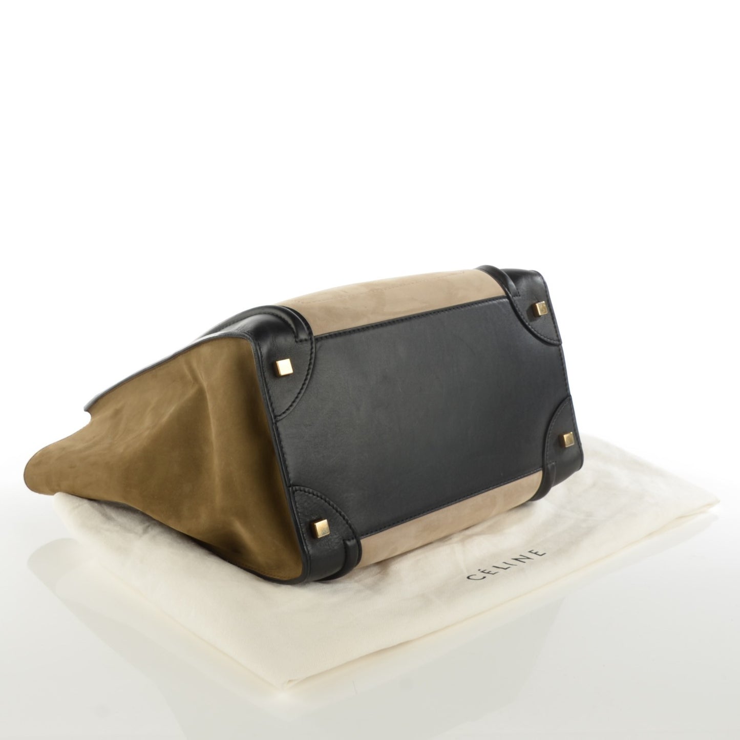 Nubuck Smooth Calfskin Mini Tri-Color Luggage