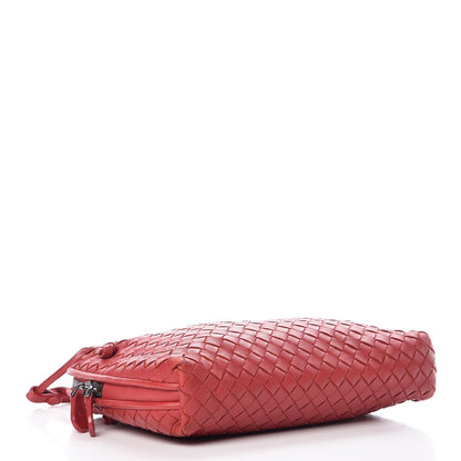 Bottega Veneta Nappa Intrecciato Nodini Crossbody Messenger Red 5 of 29