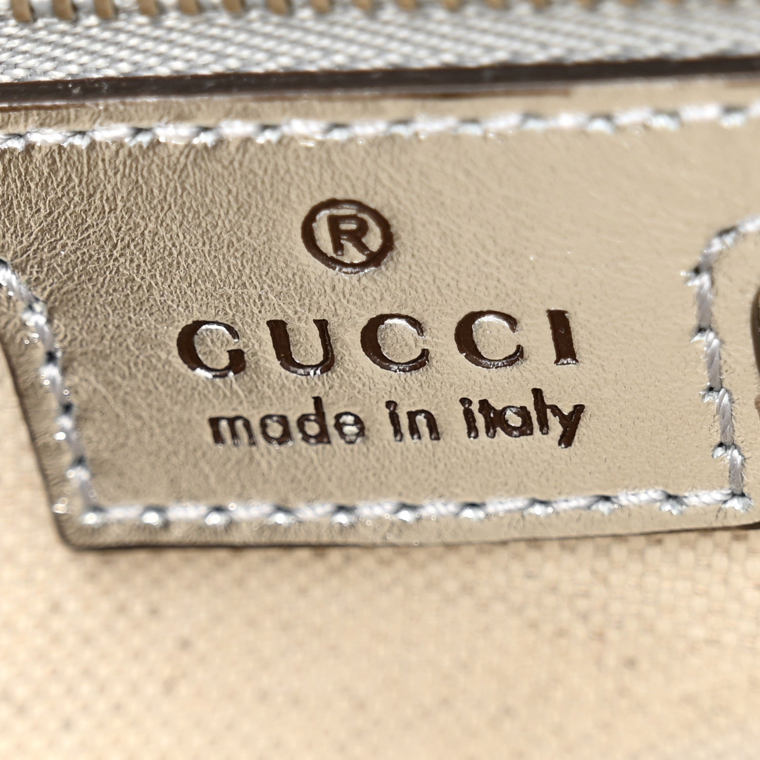 Gucci Metallic Demetra Small Horsebit 1955 Asymmetric Shoulder Bag Silver 6 of 10