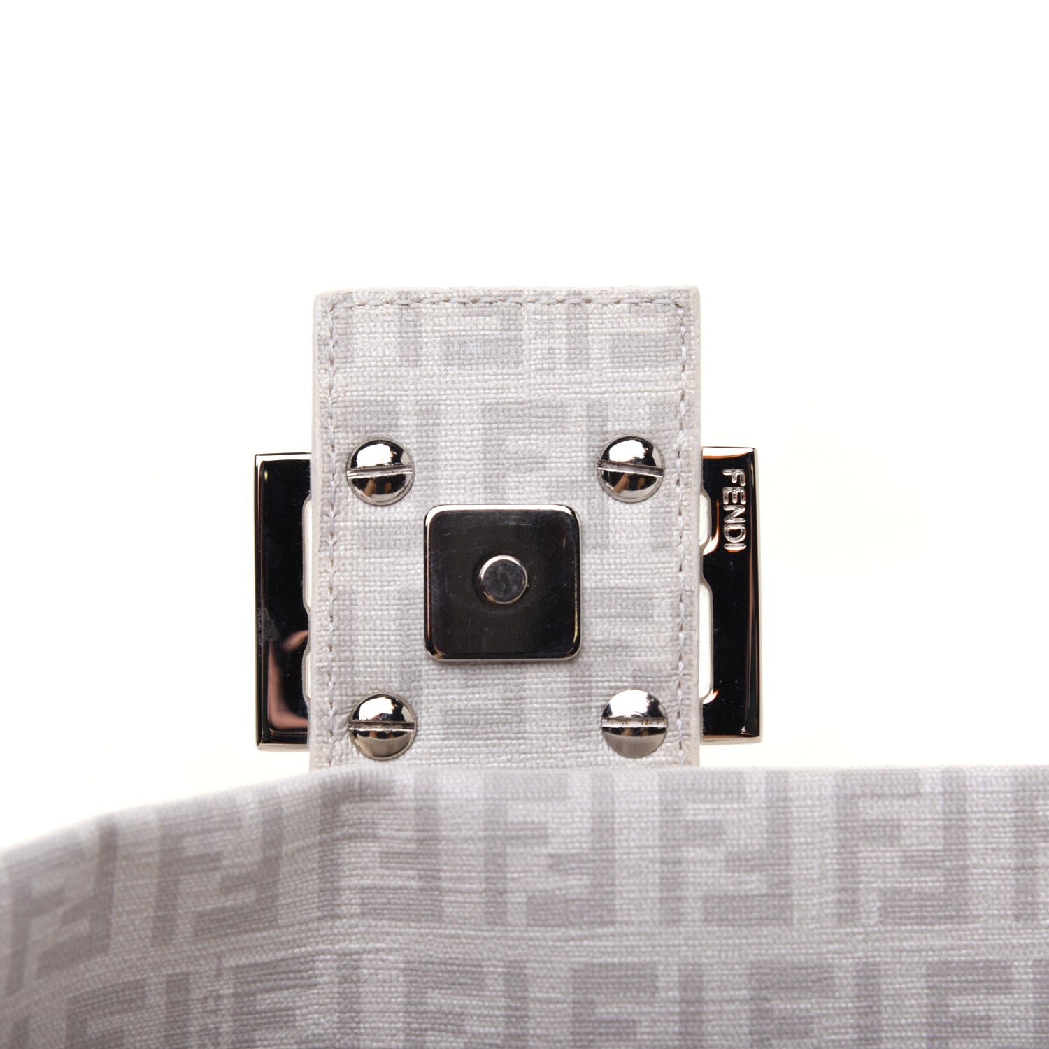 Fendi Zucchino Spalmati Tube Messenger White 12 of 14