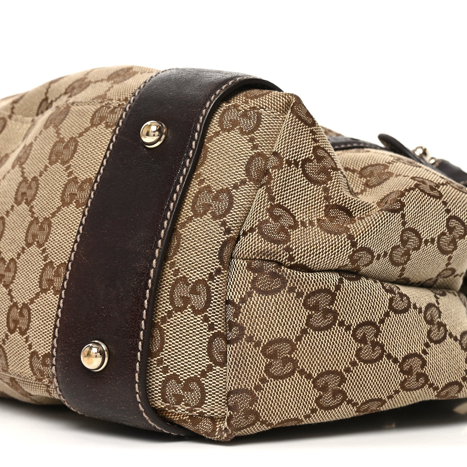 Gucci Monogram Medium Pelham Shoulder Bag Dark Brown 9 of 10