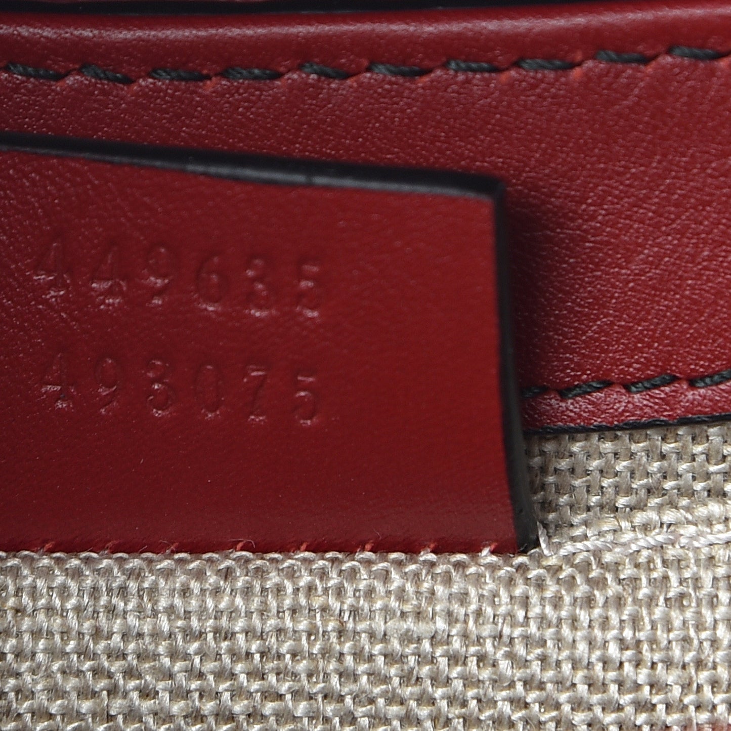 Microguccissima Medium Emily Chain Shoulder Bag Red
