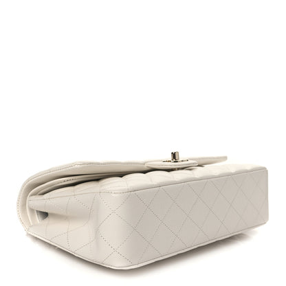 Chanel Caviar Quilted Medium Double Flap White 4 of 10