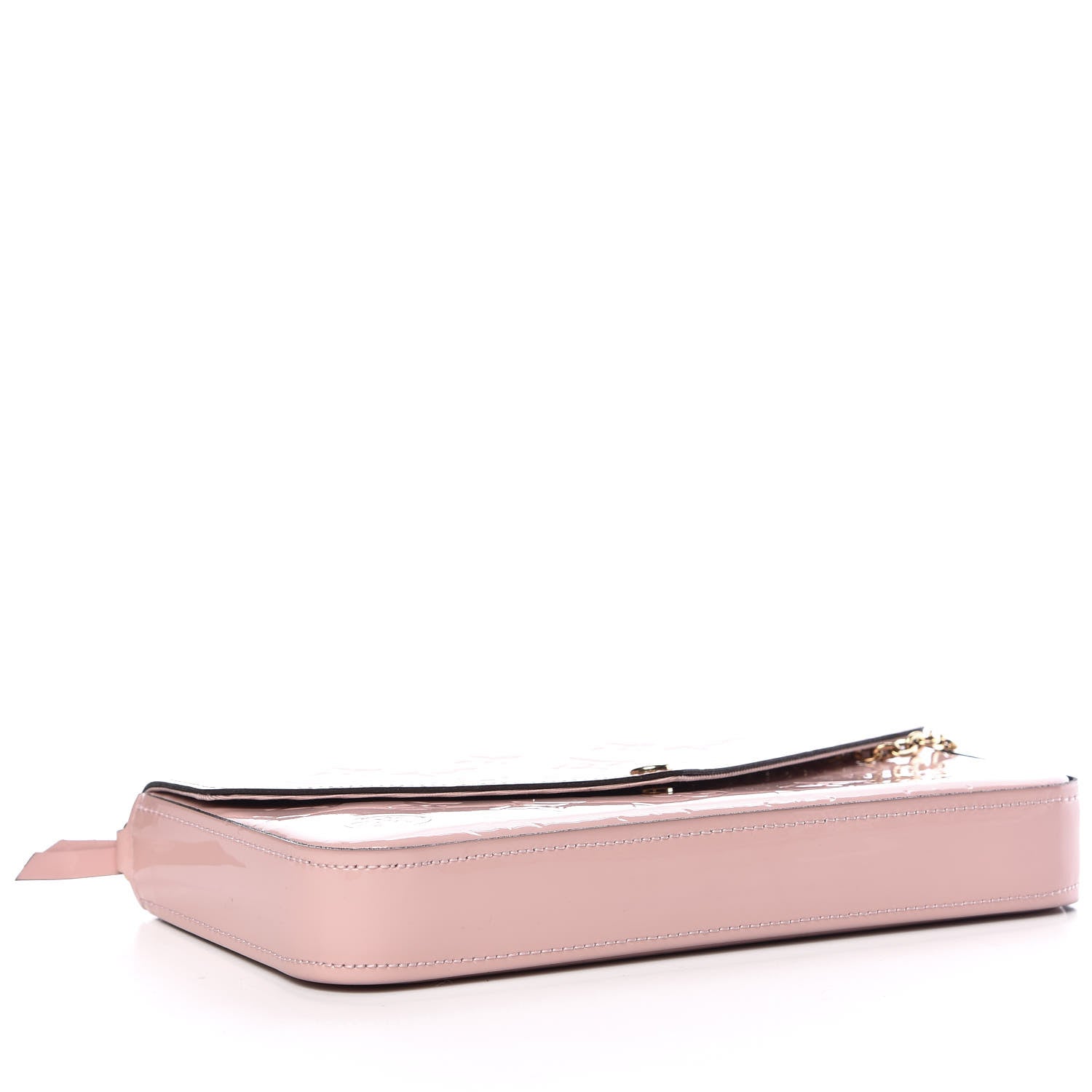 Louis Vuitton Vernis Felicie Chain Wallet Rose Ballerine 4 of 11
