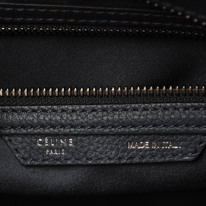 Celine Drummed Calfskin Mini Luggage Orage 6 of 8
