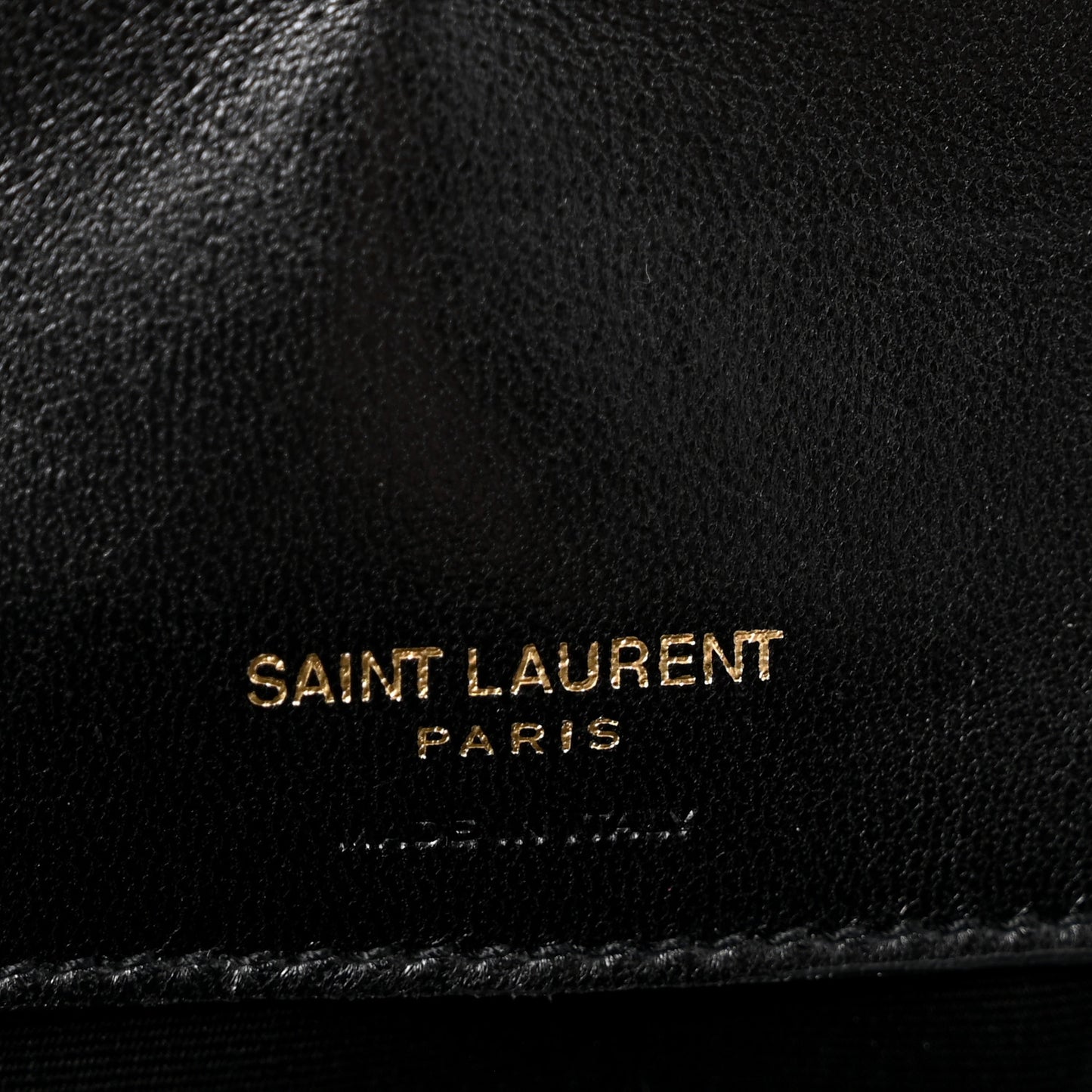 Lambskin Quilted Monogram Large Loulou Black