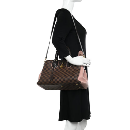 Louis Vuitton Cuir Taurillon Damier Ebene Normandy Magnolia 2 of 11