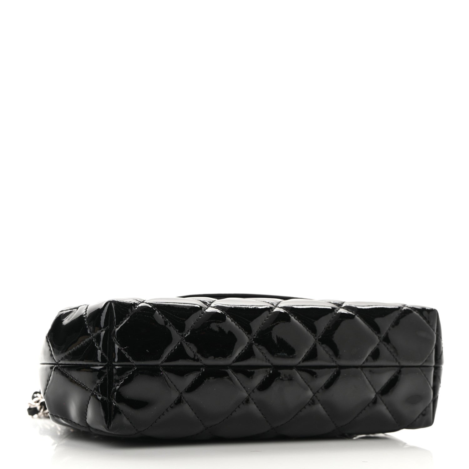 Chanel Patent Quilted Coco Shine Small Accordion Flap Black 4 of 10