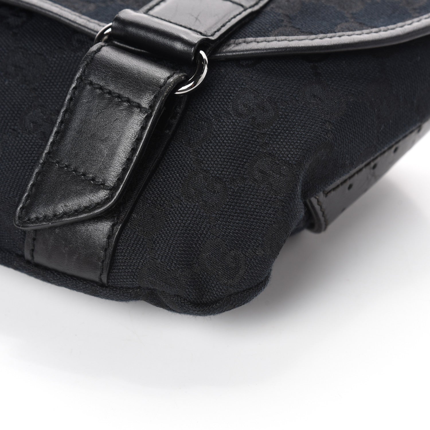 Gucci Monogram Waist Belt Bag Black 10 of 10