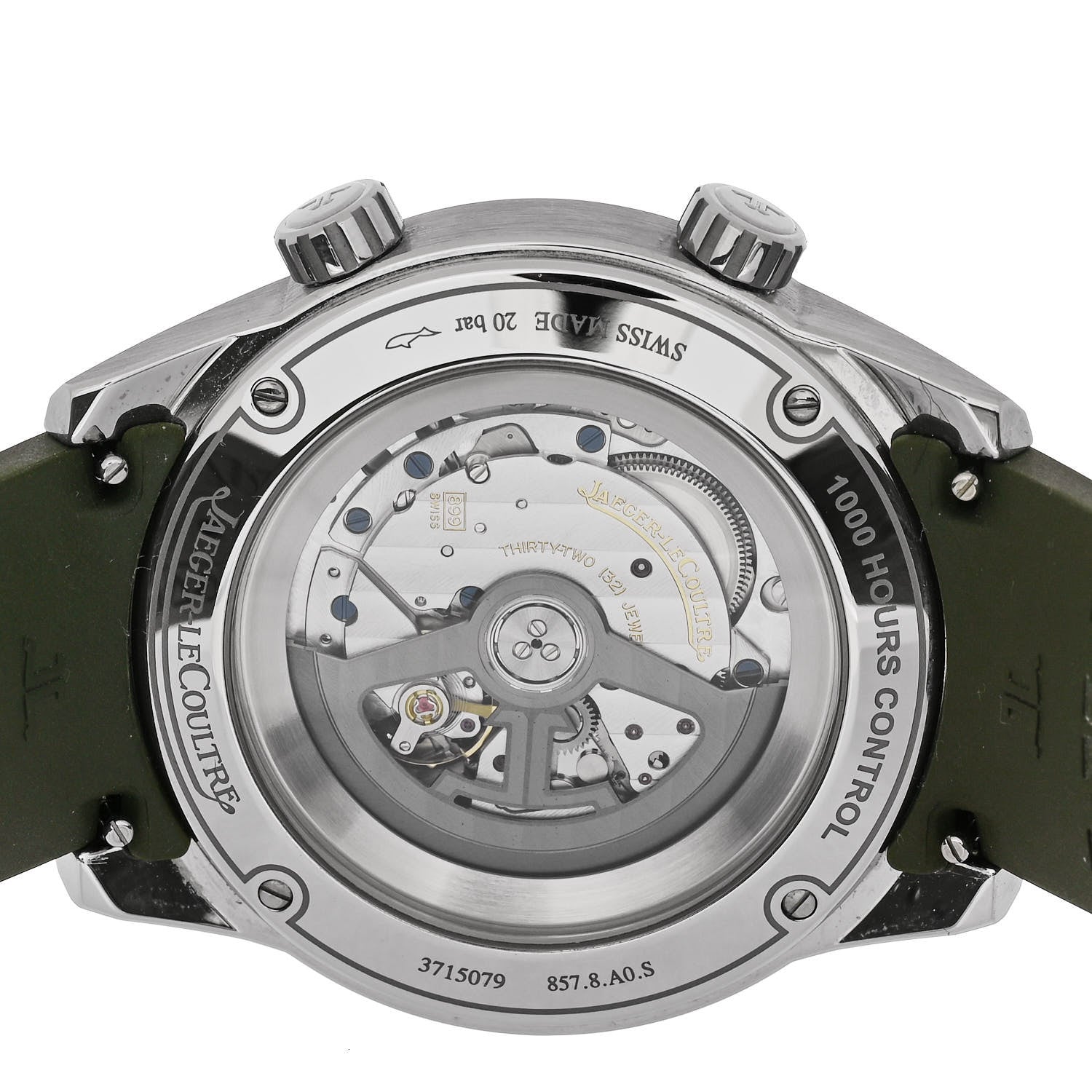Jaeger-LeCoultre Stainless Steel Rubber 42mm Polaris Automatic Watch Green Q906863J 4 of 5