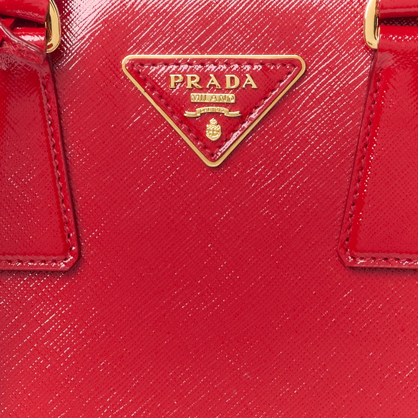 Saffiano Vernice Small Promenade Tote Rosso
