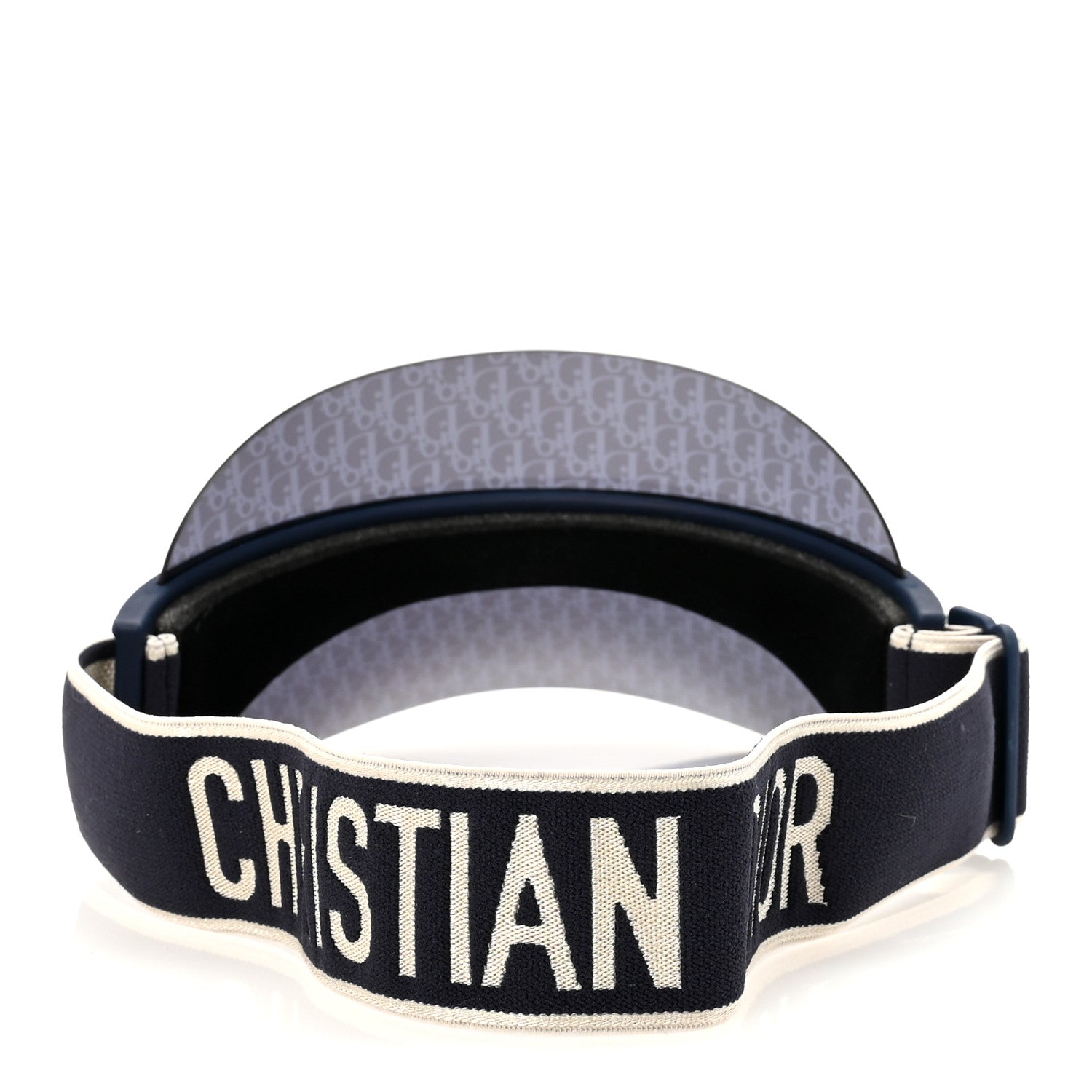 Christian Dior Oblique DiorClub V1U Sun Visor Blue 6 of 8